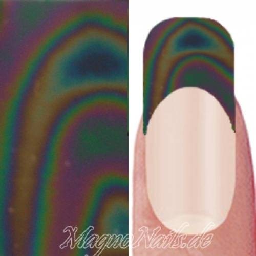 Nail Art Transfer Folie 1,5m - Nail Foil - Rainbow Swirl Nagelfolie Nageldesign Folie Tranferfolie Nailart