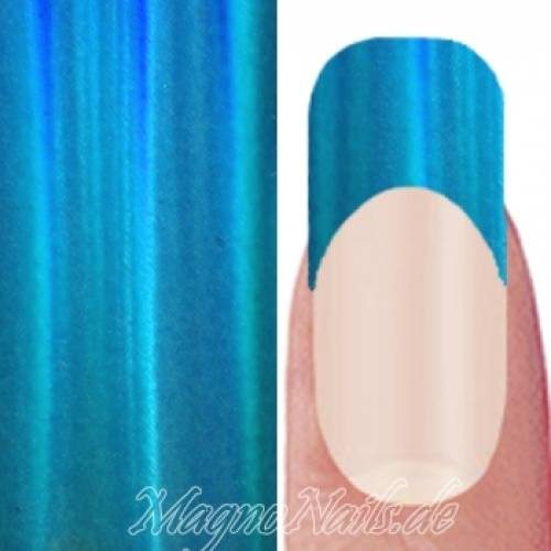Nail Art Transfer Folie 1,5m - Nail Foil - Aqua AB Nagelfolie Nageldesign Folie Tranferfolie Nailart