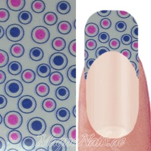 Nail Art Transfer Folie 0,45m - Nail Foil - Bubbles lilac Nailart Nails Nägel Schmuck TransferFolie Nagelfolie Nageldesign