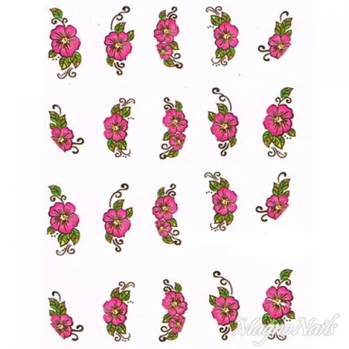 2D Nail Art One Stoke Sticker