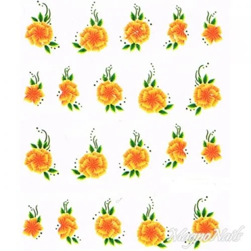 2D Nail Art One Stoke Sticker