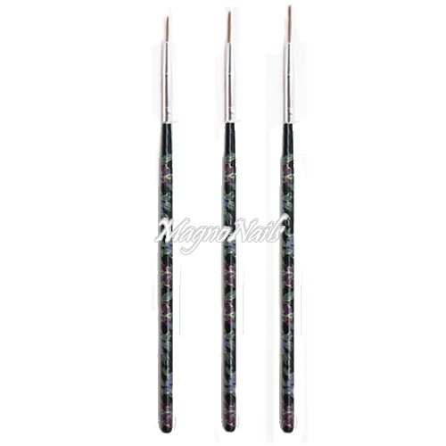 Nail Art Pinsel Set 3-Teilig Nagelpinsel Nägel Nagelstudio Zubehör Günstig Schnäppchen