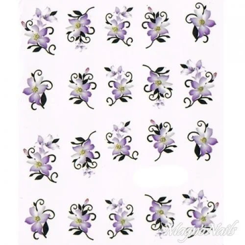 2D Nail Art One Stoke Sticker