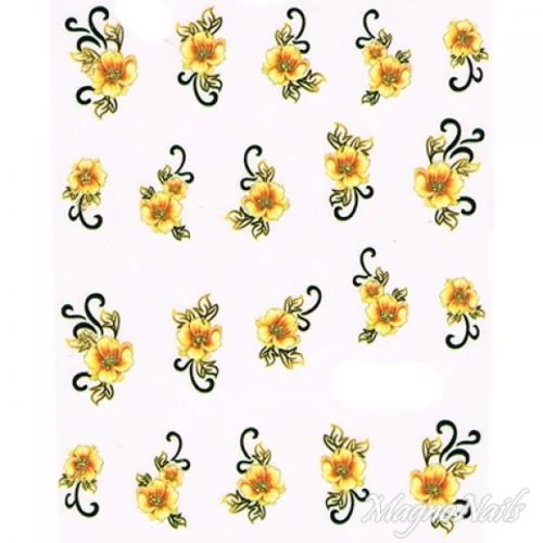 2D Nail Art One Stoke Sticker