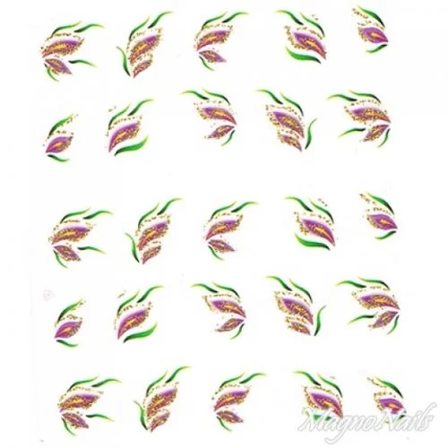 2D Nail Art One Stoke Sticker