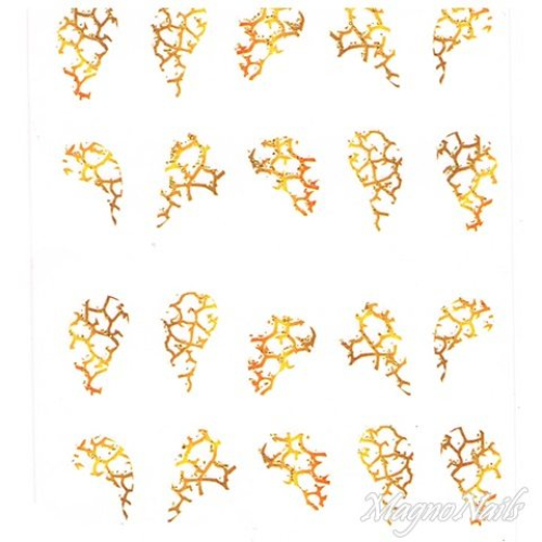 2D Nail Art One Stoke Sticker