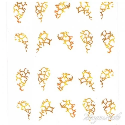 2D Nail Art One Stoke Sticker