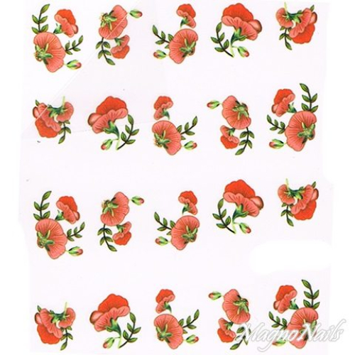 2D Nail Art One Stoke Sticker