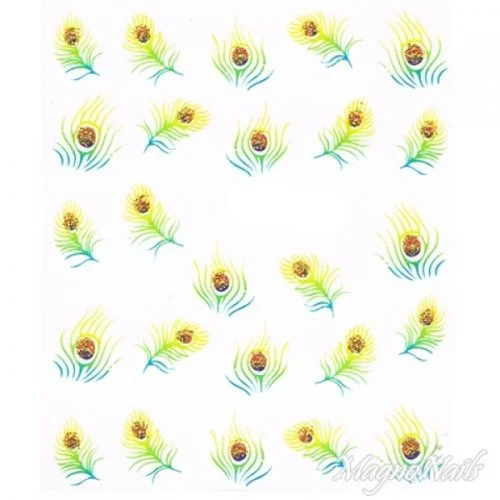 2D Nail Art One Stoke Sticker