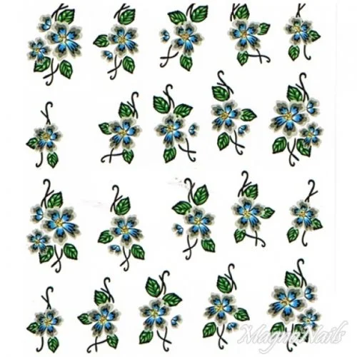 2D Nail Art One Stoke Sticker