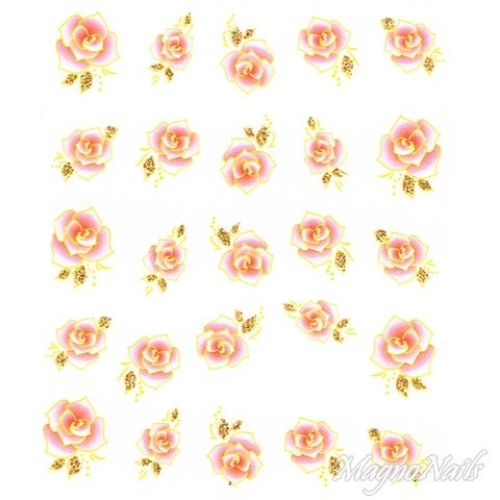 2D Nail Art One Stoke Sticker