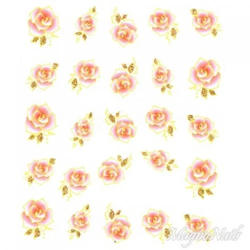 2D Nail Art One Stoke Sticker