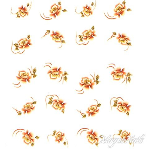 2D Nail Art One Stoke Sticker