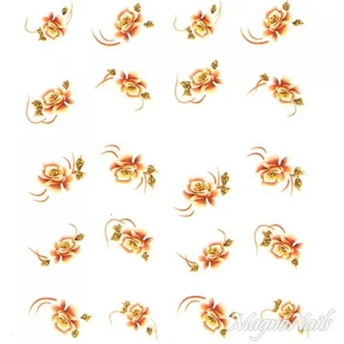 2D Nail Art One Stoke Sticker