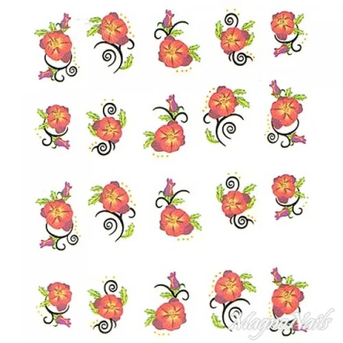 2D Nail Art One Stoke Sticker