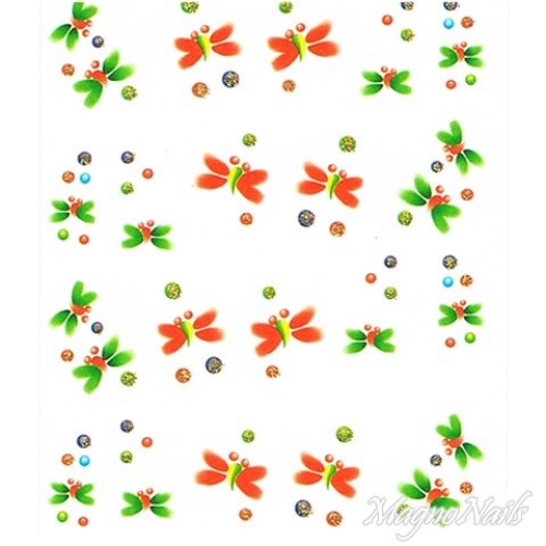 2D Nail Art One Stoke Sticker