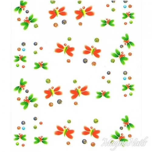 2D Nail Art One Stoke Sticker