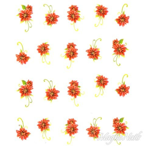 2D Nail Art One Stoke Sticker