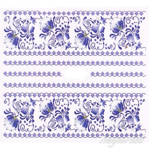 2D Nail Art One Stoke Sticker