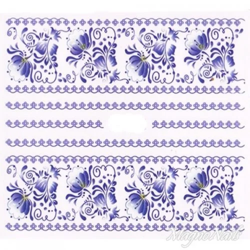 2D Nail Art One Stoke Sticker