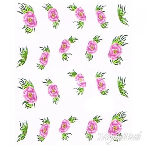 2D Nail Art One Stoke Sticker