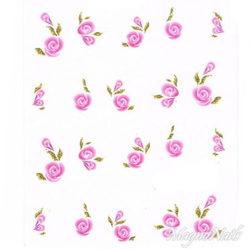 2D Nail Art One Stoke Sticker