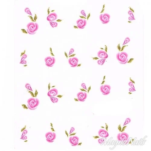 2D Nail Art One Stoke Sticker