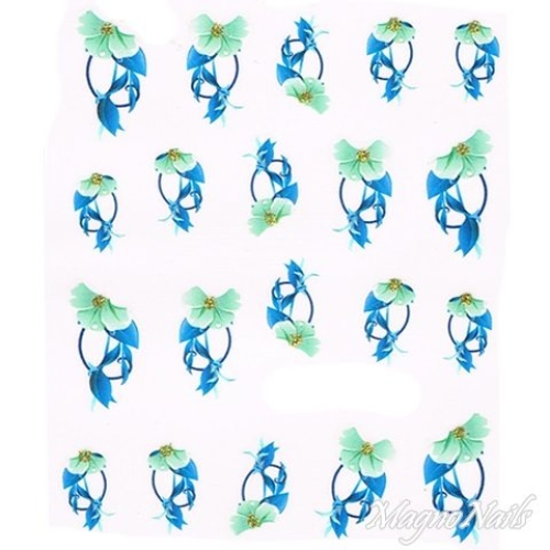 2D Nail Art One Stoke Sticker
