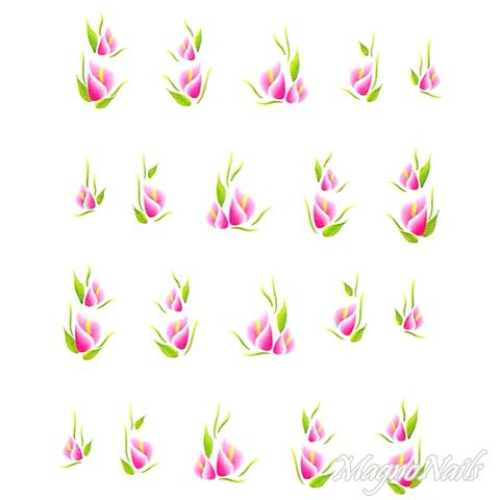 2D Nail Art One Stoke Sticker