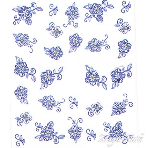 2D Nail Art One Stoke Sticker