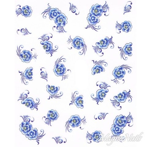 2D Nail Art One Stoke Sticker