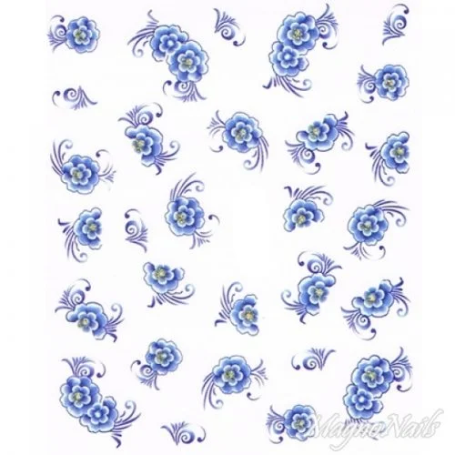 2D Nail Art One Stoke Sticker