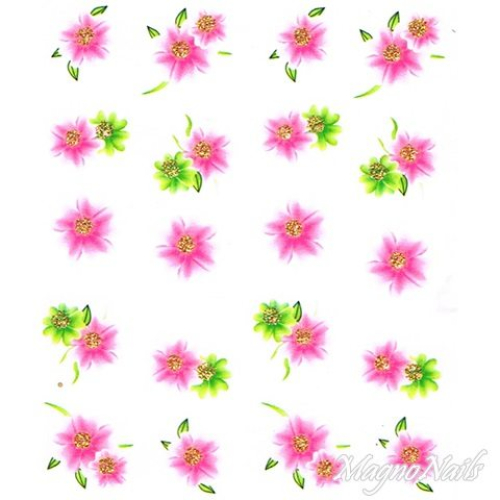 2D Nail Art One Stoke Sticker