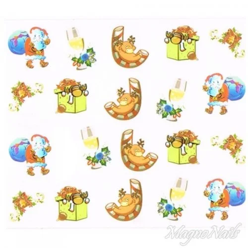 2D Nail Art One Stoke Sticker