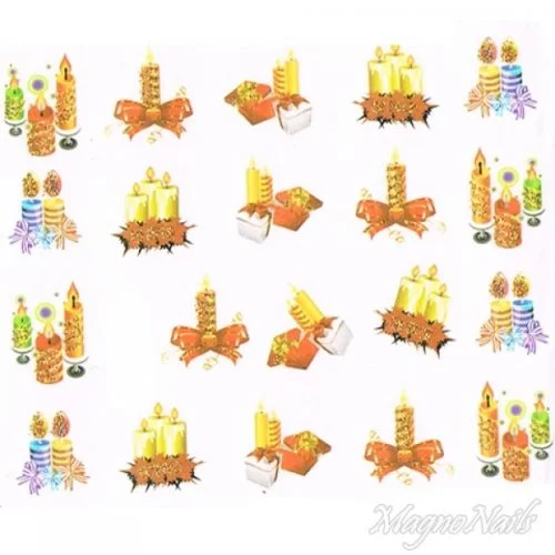 2D Nail Art One Stoke Sticker