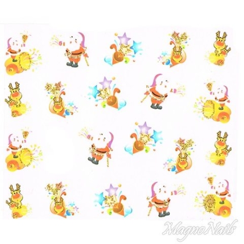 2D Nail Art One Stoke Sticker