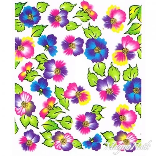 2D Nail Art One Stoke Sticker