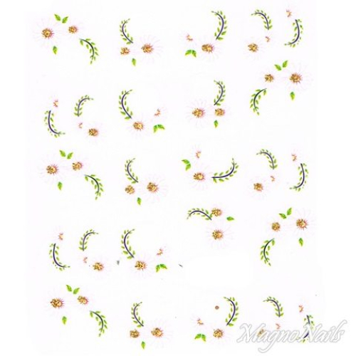 2D Nail Art One Stoke Sticker