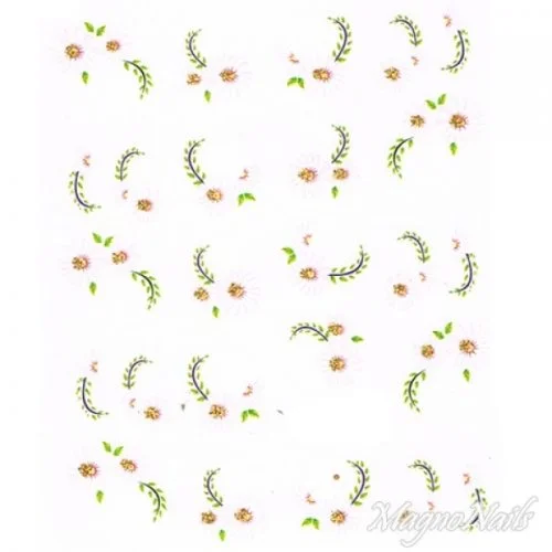 2D Nail Art One Stoke Sticker