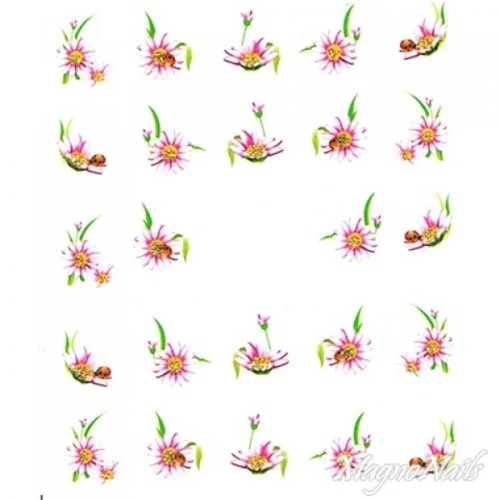 2D Nail Art One Stoke Sticker