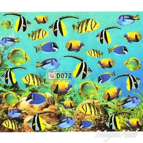 2D Nail Art One Stoke Sticker