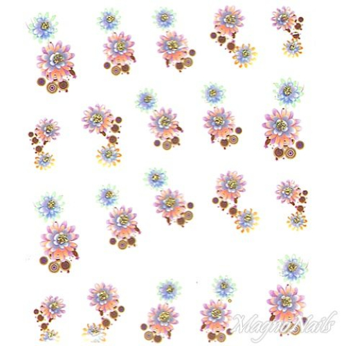 2D Nail Art One Stoke Sticker