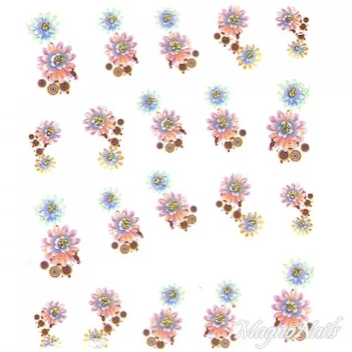 2D Nail Art One Stoke Sticker