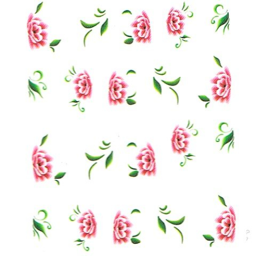 2D Nail Art One Stoke Sticker