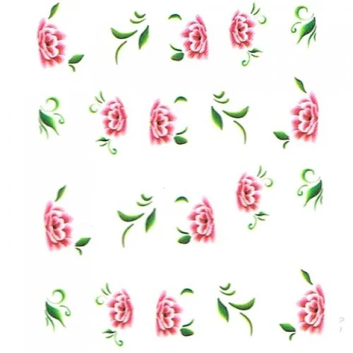 2D Nail Art One Stoke Sticker