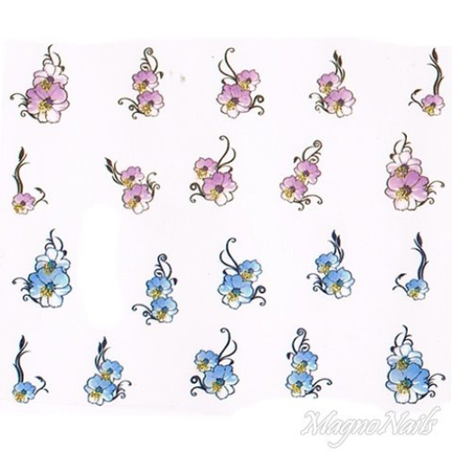 2D Nail Art One Stoke Sticker