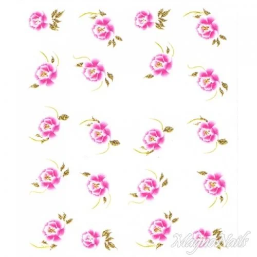 2D Nail Art One Stoke Sticker