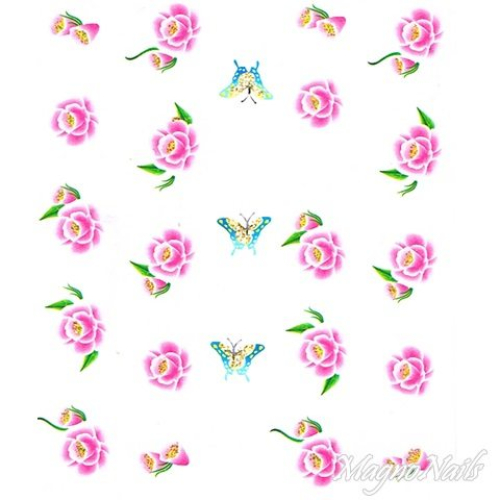 2D Nail Art One Stoke Sticker