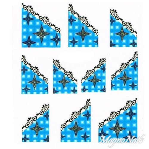 2D Nail Art One Stoke Sticker