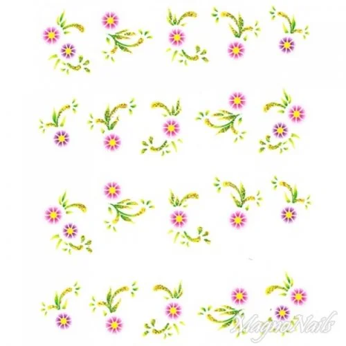 2D Nail Art One Stoke Sticker